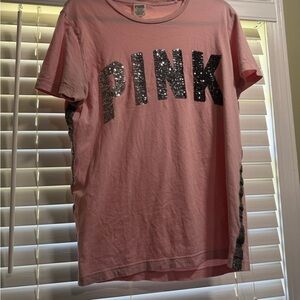 PINK Victoria's Secret Light Pink Tee